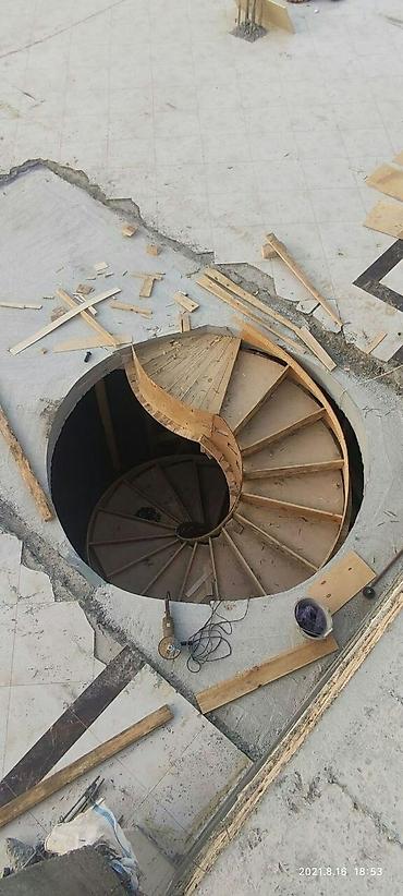 Бетонные лестницы: Изготовление на бетонный лестнице любой сложная проектная Кыргызстане — 10