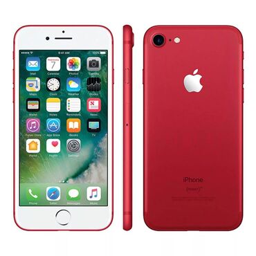 дорогие номера телефонов: IPhone 7, Б/у, 128 ГБ, Красный, 100 %