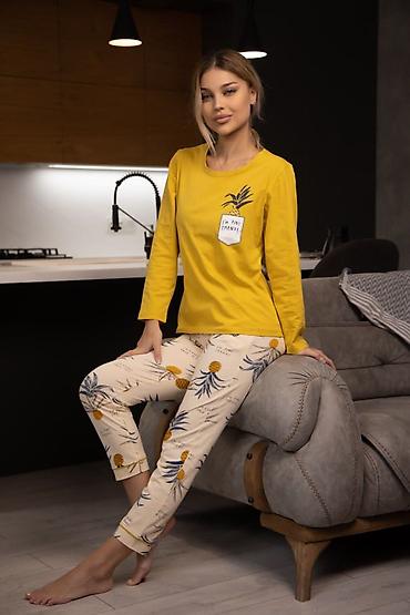 Пижамы: Женская пижама 100%хлопок Размер : л -3 хл (44-54) Цена:1100 сом ✅ — 16