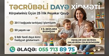 Təcrübəli dayə xidməti – körpələriniz üçün 25 illik peşəkar qayğı