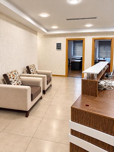 icare ofis: PRESTİJLİ OFİS İCARƏYƏ VERİLİR Ünvan: Nərimanov rayonu Sahə: 230 m² — 6