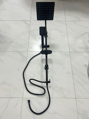 Duş üçün kranlar: Türkiyə Mallid Duş sistemi – yuxarı yağış duşu + əl duşu komplekti — 9