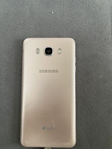 телефон адмен: Samsung Galaxy J7 2016, Б/у, 16 ГБ, цвет - Золотой, 1 SIM, 2 SIM