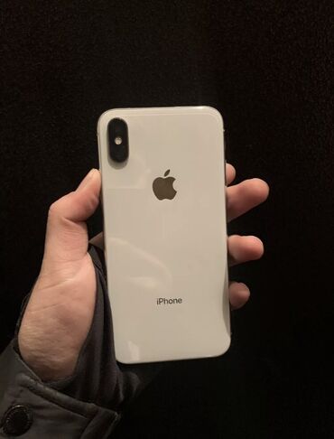 Apple iPhone: IPhone X, Б/у, 64 ГБ, Белый, Чехол, 100 %