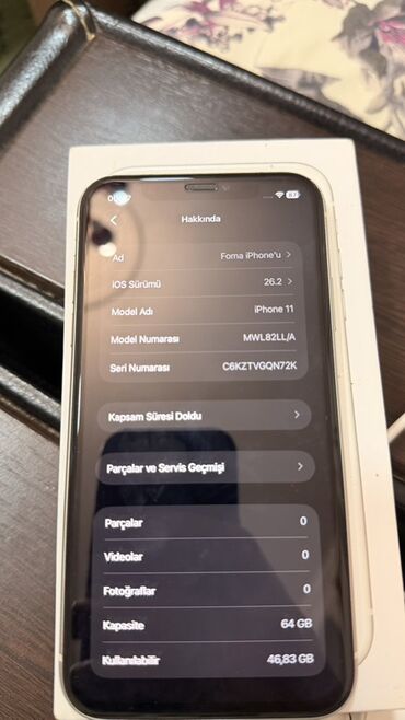 Apple iPhone: IPhone 11, 64 GB, Ağ, Face ID — 3