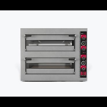 mini pec: Pizza Fırını 30 Sm 4+4 Elektrikli – 380V Peşəkar mətbəxlər üçün — 1