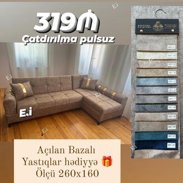 Mebel: Künc divan, Yeni, Pulsuz çatdırılma
