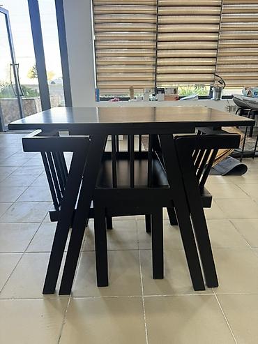 study table: Продажа 2 Комплекта мебели: 2 стола + 4 кресла. Остался 1 комплект! — 4