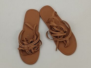 czekoladowy t shirty damskie: Flip flops for women, 39, condition - Very good