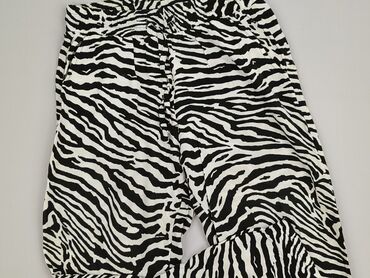 biale spodnie reserved: Terranova, Material trousers for women, size M (EU 38)