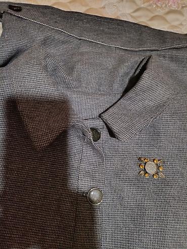 Повседневные платья: Повседневное платье, Made in KG, Зима, Платье-пиджак, 2XL — 8