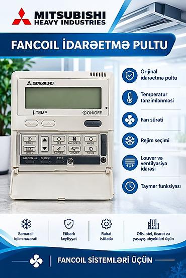 Mitsubishi Heavy Industries divar tipli fancoil/kon­disioner idarəetmə