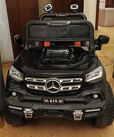 idman salvari: Uşaq üçün elektrikli minik maşını – Mercedes üslublu off-road model — 1