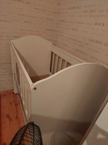 Beşiklər: Oğlan üçün, İşlənmiş, Beşik, Matras ilə, Yellənmə mexanizm ilə -da lalafo.az — 5 Beşiklər: Oğlan üçün, İşlənmiş, Beşik, Matras ilə, Yellənmə mexanizm ilə — 5