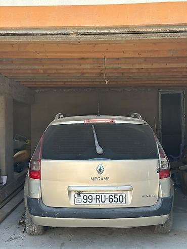 lizingde olan avtomobiller: Renault Megane: 1.5 l | 2006 il 370000 km Universal — 2