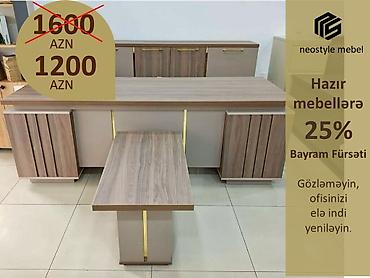 Ofis dəst mebeli: Hazır mebellərə -25% Bayram Fürsəti! – Gözləməyin, ofisinizi elə indi — 1