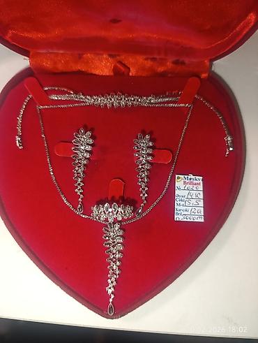 Zərgərlik dəstləri: Ağ qızıl, 585 Əyar — 3