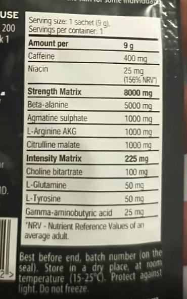 pre workout: Предтренировочный комплекс ( азот, предтреник) Kevin Levrone — 5