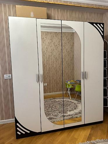 Mebel: Yataq otağı mebel dəsti Bazalı 2 nəfərlik taxt(+döşək), 4 qapılı — 2