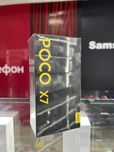 pocophone: Poco X7, Новый, 256 ГБ, цвет - Зеленый, В рассрочку, 2 SIM, eSIM