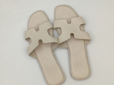 buty pudrowy róż ccc: Flip flops for women, size 40