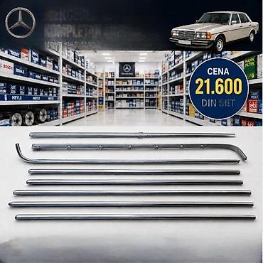 MERCEDES 123 LAJSNE KOMPLETAN SREDNJE SET NOVE 9 KOMADA | Mercedes