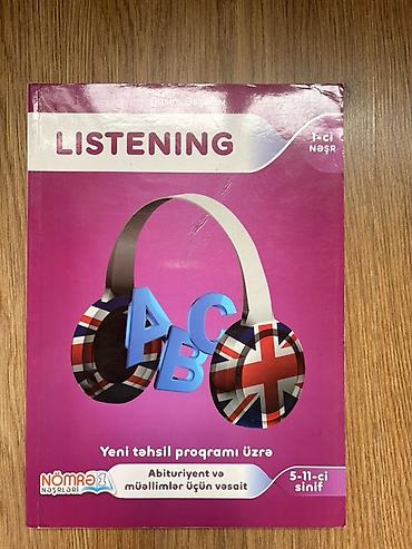 Kitablar və jurnallar: Məhsul: “LISTENING” – İngilis dili dinləmə vəsaiti Müəllif: Qasım — 1