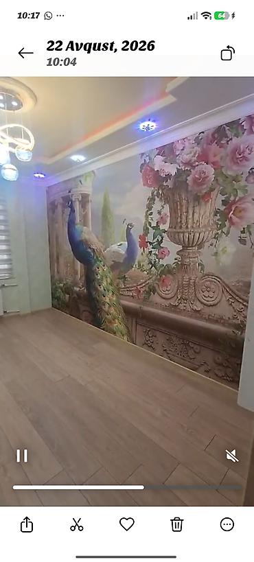 lenkeran ev: 9mkr da yeni tikili binada tam təmirli ev satilir.Həyətyani sahəsi də — 3