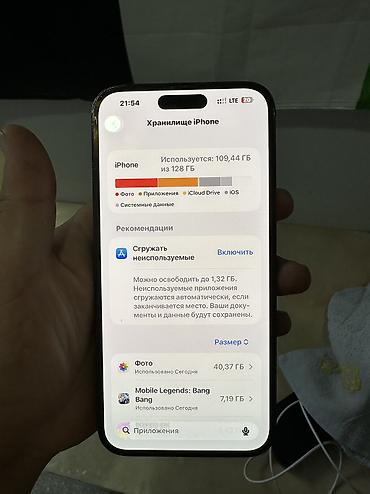 Apple iPhone: IPhone 14 Pro Max, Б/у, 128 ГБ, Черный, Защитное стекло, Чехол, 100 % — 13
