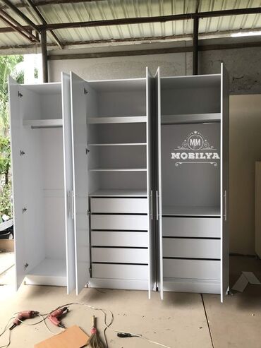 Sifarişlə dolablar: Düz dolab, Qonaq otağı üçün, Dəhliz üçün, Yataq otağı üçün, Qarderob, Açılan, Korpuslu — 5