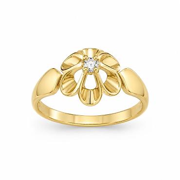Кольцо «Golden Blossom» из жёлтого золота 585 - Артикул: 23766 -