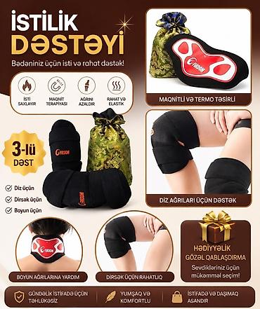 termo belyo: İstilik Dəstəyi – maqnitli və termo təsirli 3-lü dəst Tərkib: - Diz — 1