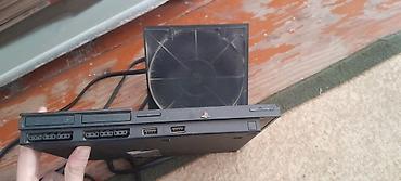 PS2 & PS1 (Sony PlayStation 2 & 1): Məhsul: Sony PlayStation 2 Slim (PS2) oyun konsolu 5 oyun kart disk — 2