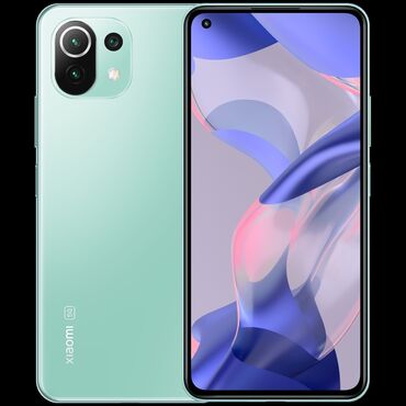 телефоны редми 12: Xiaomi, Mi 11 Lite, Колдонулган, 128 ГБ, түсү - Көгүлтүр, 1 SIM, 2 SIM