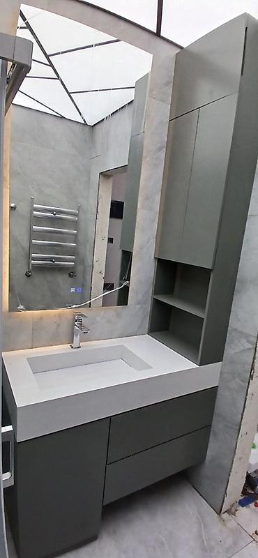 Ev və bağ: Müasir vann otağı mebelləri və sanitariya avadanlıqları dəsti - Asma — 1