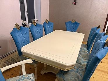 Mebel: Klassik üslubda yemək otağı dəsti - Tərkib: iri ölçülü açılabilən — 2