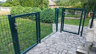 Proizvodi od rolovanog metala, metalni kanali: 🚪 PEŠAČKA KAPIJA CINK + PVC Sa dva stuba – komplet sa okovom 📍 Fence — 6