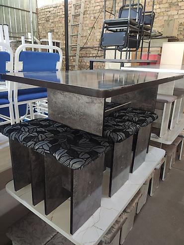 Кухонные столы и стулья: Кухонный стол и стул, Новый — 4