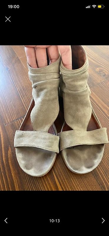 летний обувь: Босоножки, 40, Massimo Dutti, Б/у, цвет - Коричневый, Самовывоз — 10