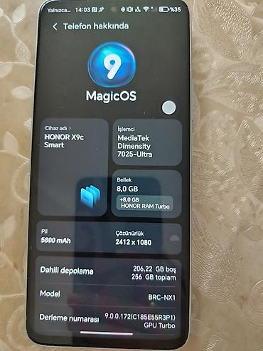 honor 9: Honor X9c, 256 GB, rəng - Mavi — 1