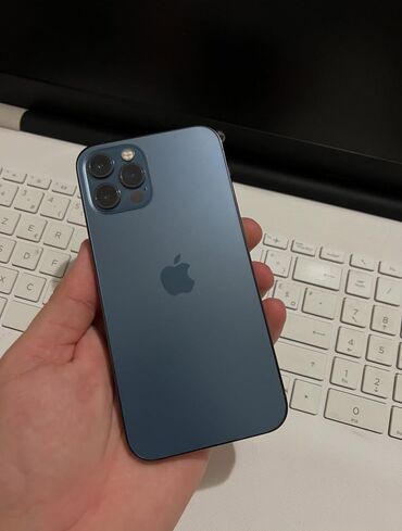 telfon 100: IPhone 12 Pro, 128 ГБ, Синий, Гарантия, Face ID, С документами