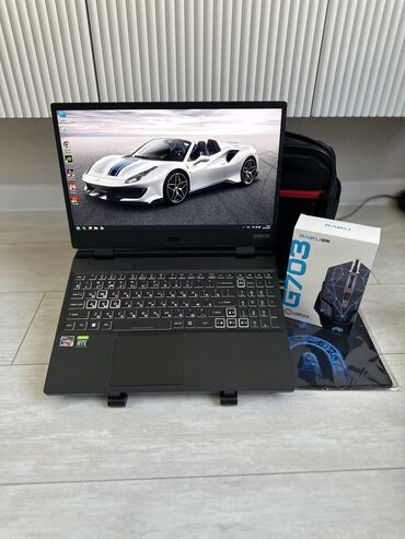 Ноутбуки: Ноутбук, Acer, 16 ГБ ОЗУ, AMD Ryzen 7, 16 ", Б/у, Игровой, память NVMe SSD