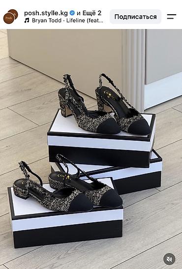 Туфли: Туфли, 38.5, Chanel, Новый, цвет - Черный, Бесплатная доставка — 2