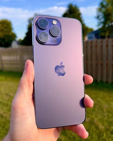 10 лет в одних руках: IPhone 14 Pro Max, Колдонулган, 128 ГБ, Deep Purple, Каптама, Куту, 86 %