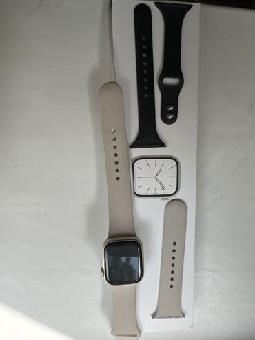 смарт браслет: Apple watch series 7 gps. В отличном состоянии. В комплекте коробка