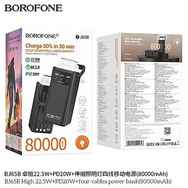 borofone bw17: Kateqoriya: Power banklar Brend: Borofone Model: BJ65B Black Tutum — 1