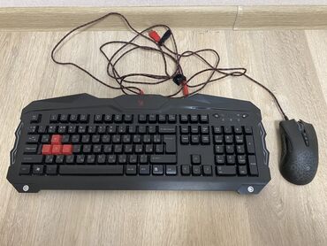 клавиатура и мышка: Игровая клавиатура и мышка