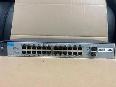 Modemi, ruteri i mrežni uređaji: HP 1810-24G v2 Switch (J9803A) – gigabitni, rack-mount upravljivi svič — 23