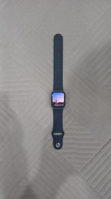 чехол для xr: Apple Watch SE 40. Ремешки тёмно-синие, максимальная емкость батареи