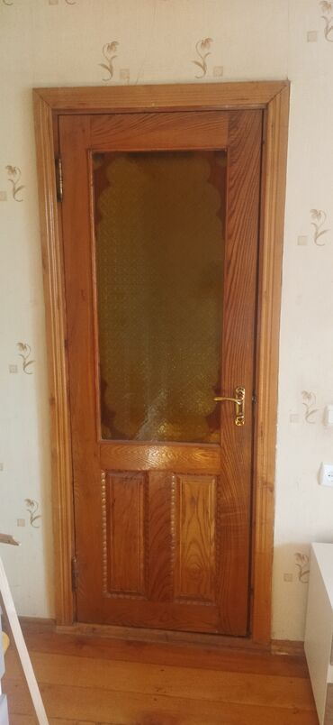 qapi setkalari: Taxta interyer qapısı( qoz ağacı) 5 ədəd - Material: təbii ağac (tam